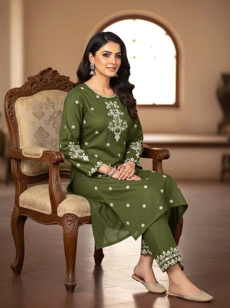 MATRIX 2PC EMBROIDERED - STITCHED