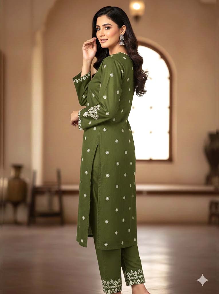 MATRIX 2PC EMBROIDERED - STITCHED