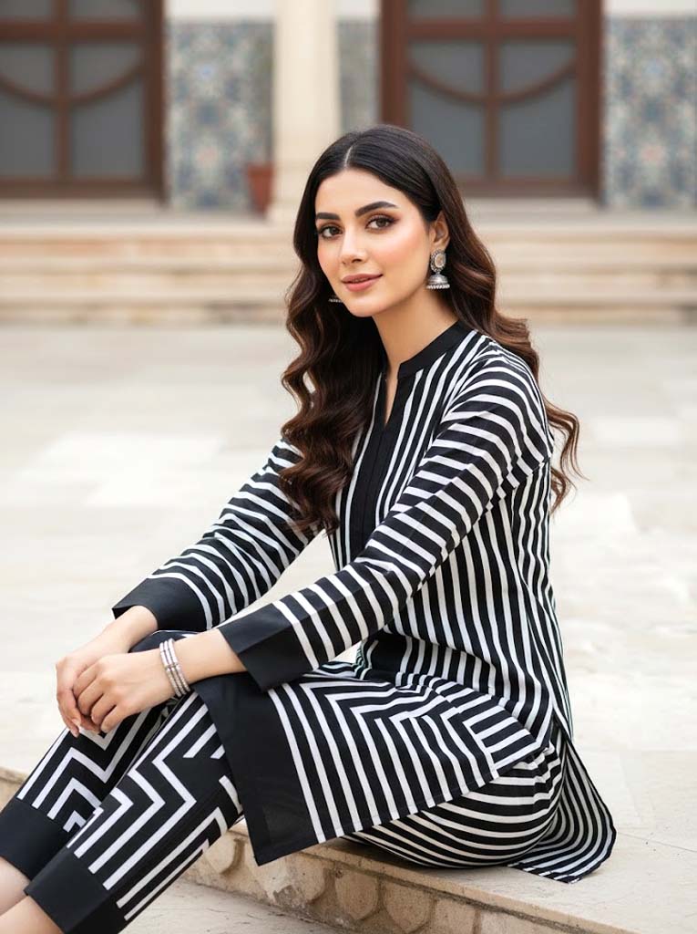 ZEBRA 2PC DIGITAL PRINT - STITCHED