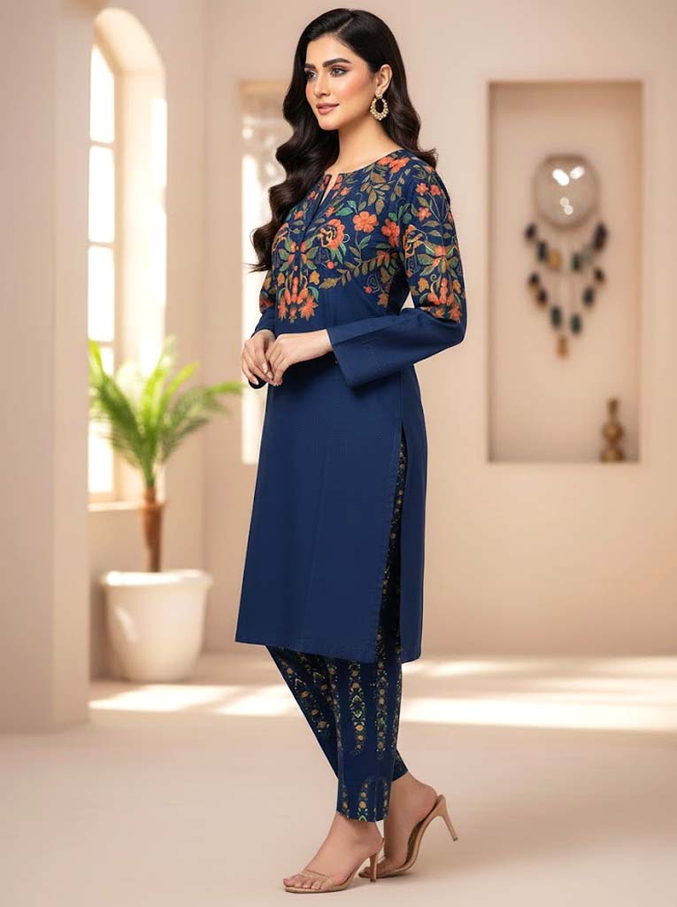 VIBE 2PC BLOCK PRINT - STITCHED