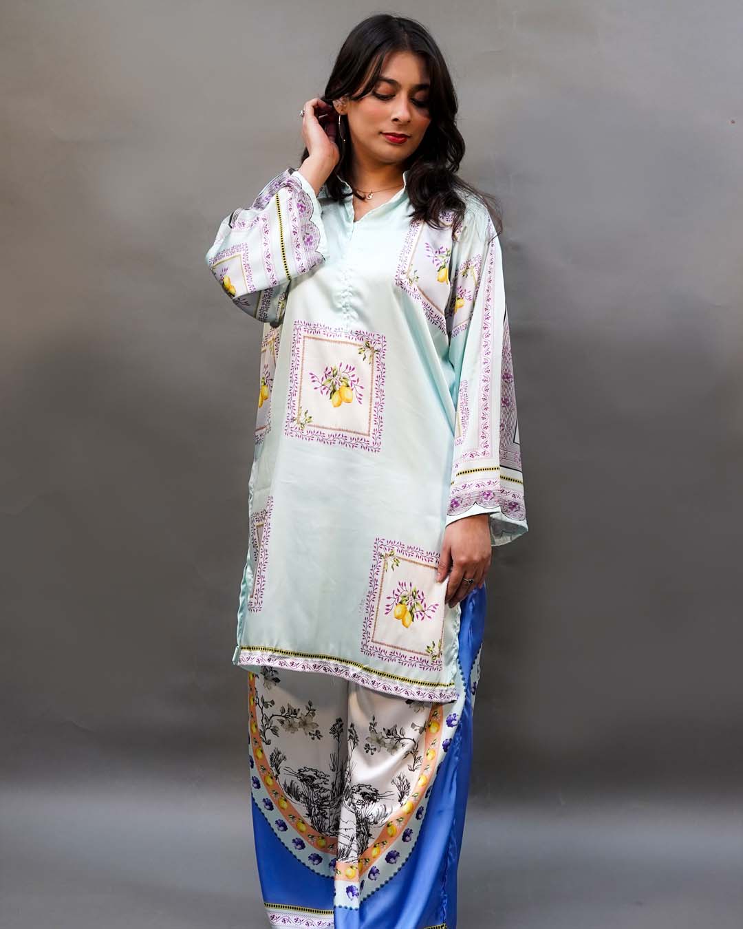 LEMON TART 2PC DIGITAL PRINT - STITCHED