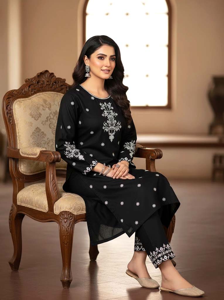 MATRIX 2PC EMBROIDERED - STITCHED