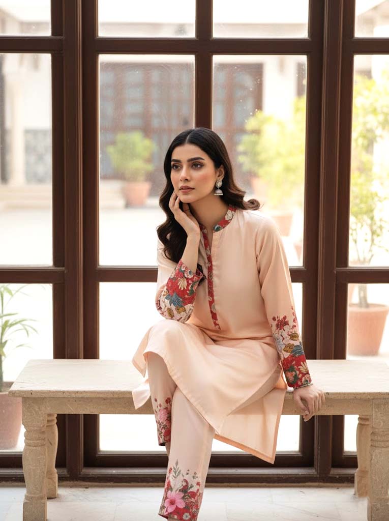 CARAMEL 2PC DIGITAL PRINT - STITCHED