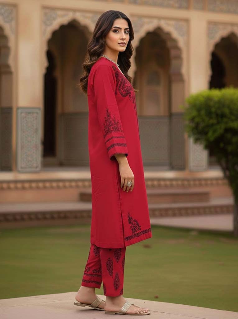 CHHAAP 2PC BLOCK PRINT - STITCHED