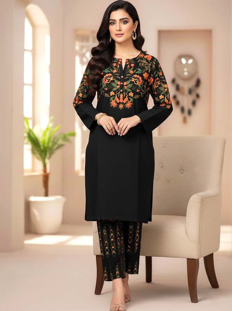 VIBE 2PC BLOCK PRINT - STITCHED