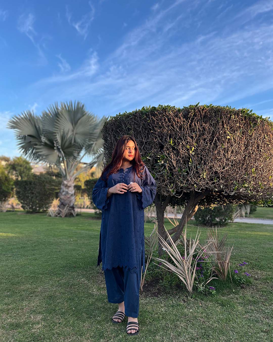 NAYAAB 2 PC EMBROIDERED - STITCHED