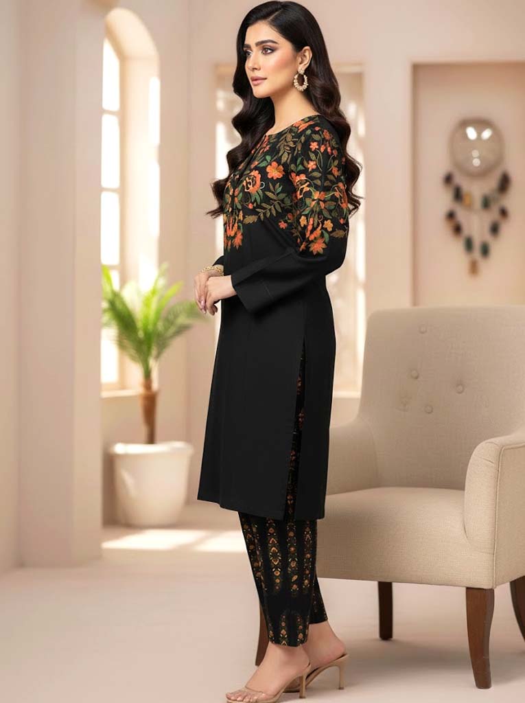 VIBE 2PC BLOCK PRINT - STITCHED