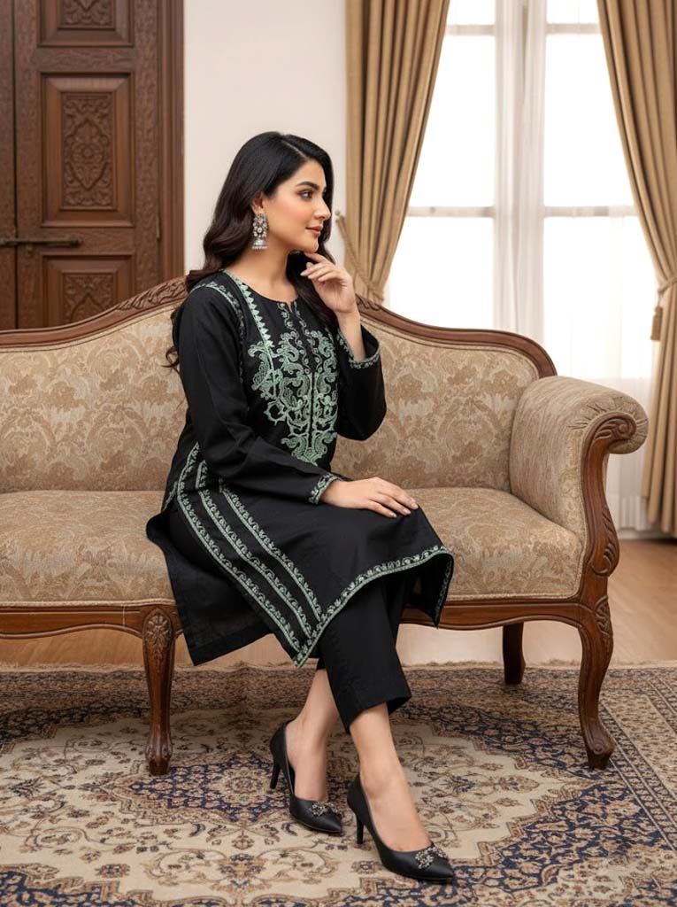 MINIATURE 2PC BLOCK PRINT - STITCHED