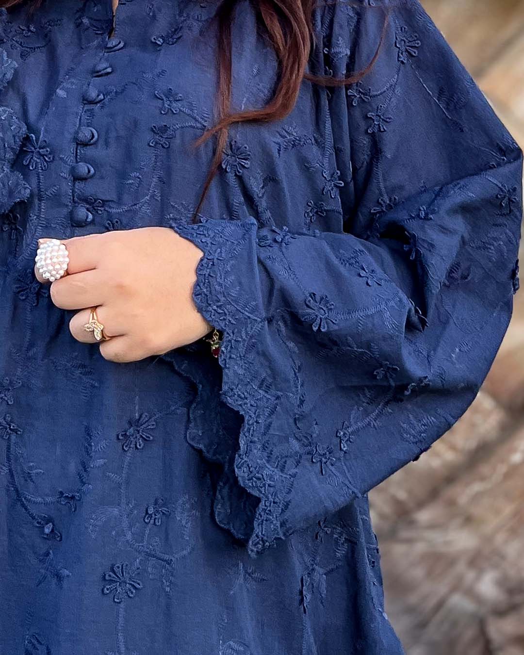 NAYAAB 2 PC EMBROIDERED - STITCHED