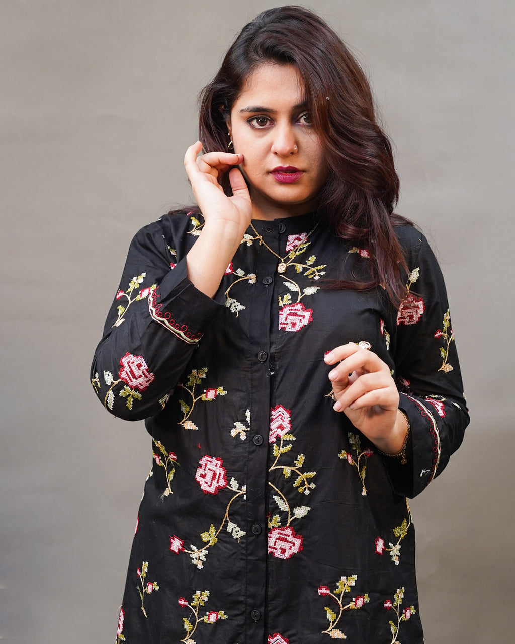 AUTUMN 2PC EMBROIDERED - STITCHED