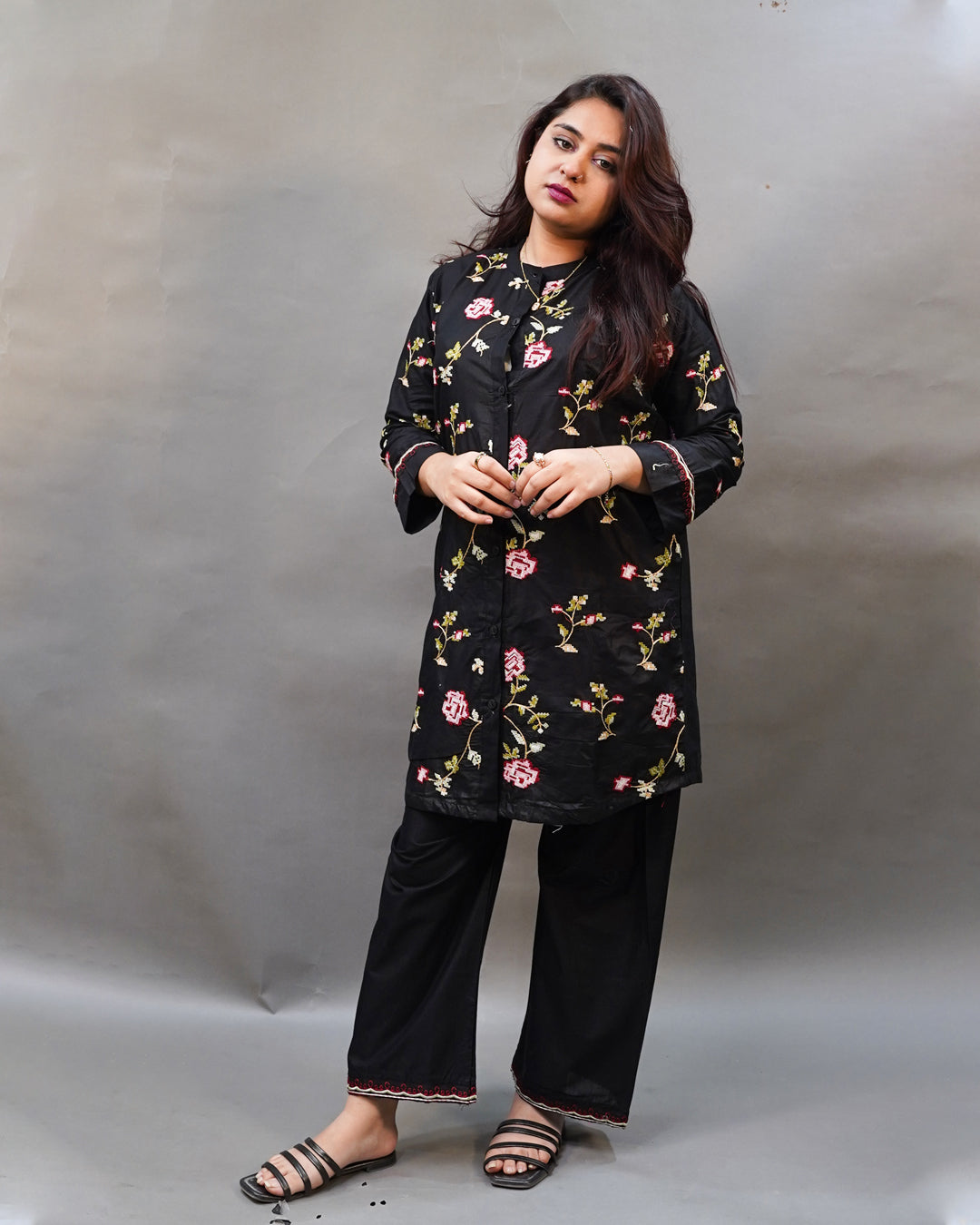 AUTUMN 2PC EMBROIDERED - STITCHED