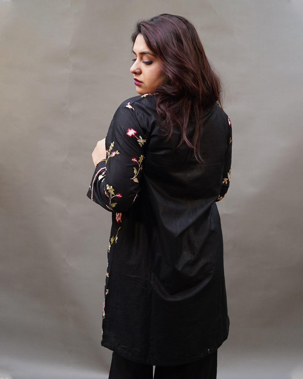 AUTUMN 2PC EMBROIDERED - STITCHED