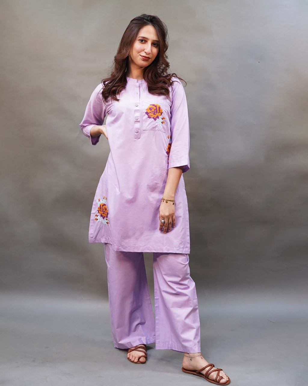 GULAB 2PC EMBROIDERED - STITCHED