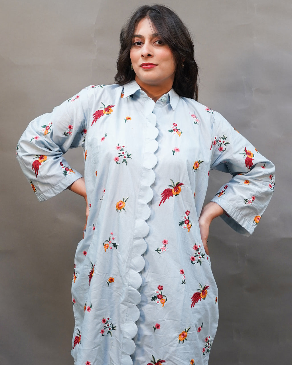 CHIRYA 2PC EMBROIDERED - STITCHED