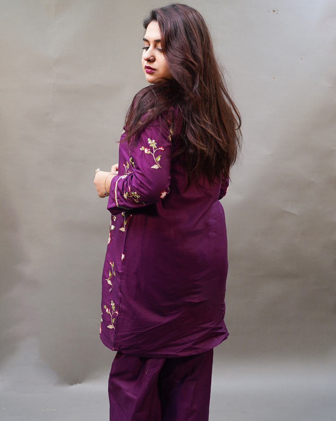 AUTUMN 2PC EMBROIDERED - STITCHED